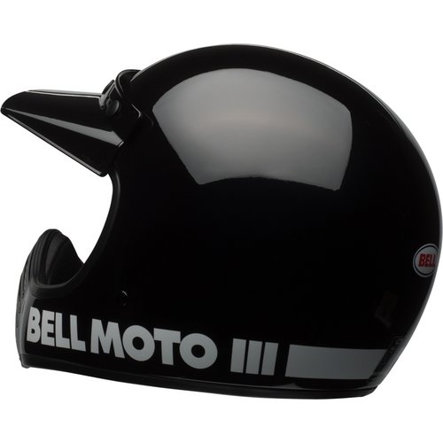 Bell Casco Moto-3 Classico | Nero Lucido