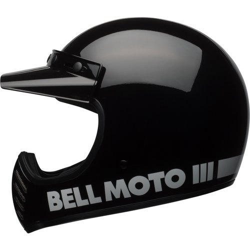 Bell Casque Moto-3 Classique | Noir Brillant