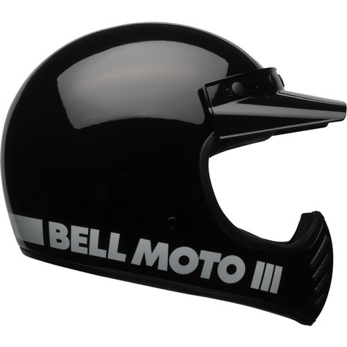 Bell Casque Moto-3 Classique | Noir Brillant