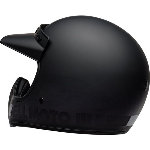 Bell Moto-3 Classic Helmet | Matte/Gloss Blackout