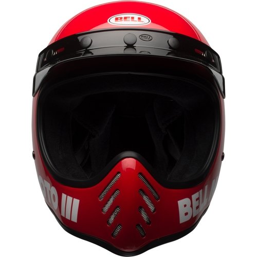Bell Casco Moto-3 Classico | Rosso Lucido