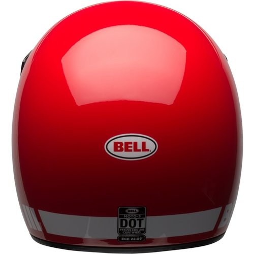 Bell Casco Moto-3 Classico | Rosso Lucido