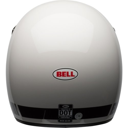 Bell Moto-3 Classic Helm | Glänzend Weiß
