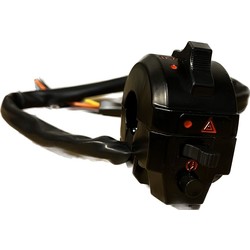 Interruptor de manillar de aluminio de 22 mm derecho