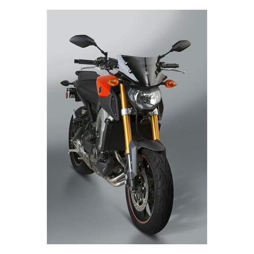 National Cycle Pare-Brise Vstream Sport pour Yamaha FZ-09/MT-09 ('14-'16) | Teinte Foncée