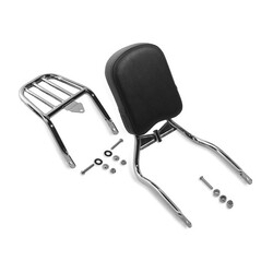 Paladin Back Rest Kit for Yamaha XV250 Virago/XVS250 V-Star | Chrome