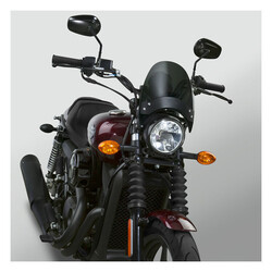 Flyscreen LS Noir pour BMW/Indian/Honda/Kawasaki/Suzuki/Triumph/Yamaha | (Choisir la Couleur)