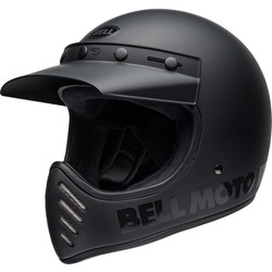 Casque Moto-3 Classique | Noir Mat/Brillant