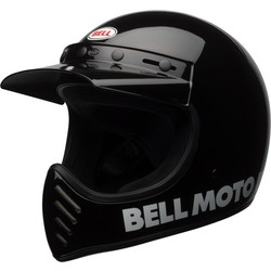 Casco Moto-3 Clásico | Negro Brillante