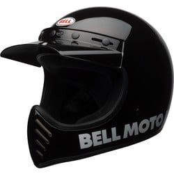 Moto-3 Classic Helmet | Gloss Black