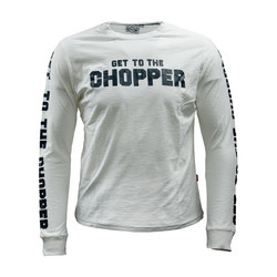 Camiseta de Manga Larga Get To The Chopper | Blanquecino