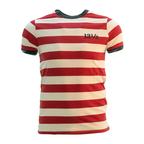 13½ TSR Ringer T-Shirt | Rouge/Blanc