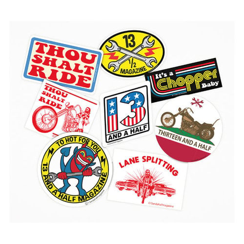 Sticker Pack (8 Pieces) - CafeRacerWebshop.com