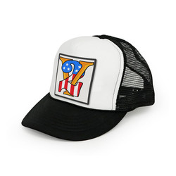 Die V2 Trucker Cap schwarz