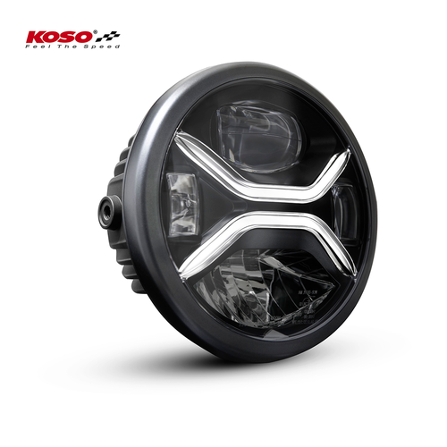 KOSO Xenith LED Headlight E-Mark | Approvato DOT