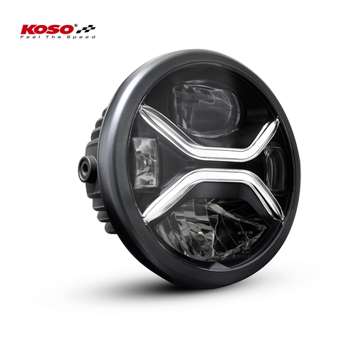 KOSO Xenith LED Headlight E-Mark |  DOT Approved