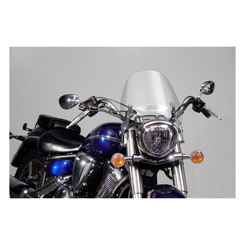 National Cycle Switchblade Quick Release Windshield Deflector for Honda/Suzuki/Triumph/Yamaha | Clear