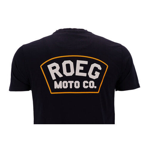 Roeg T-Shirt Shield | Off Black