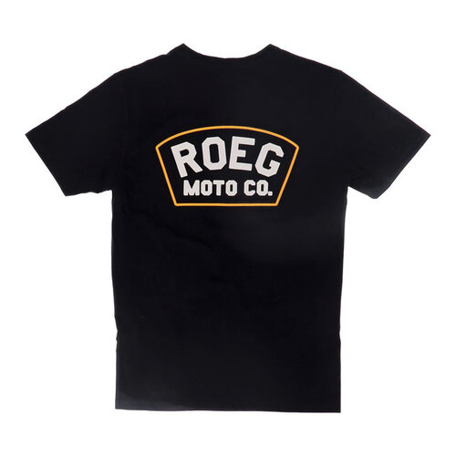 Roeg T-Shirt Shield | Off Black