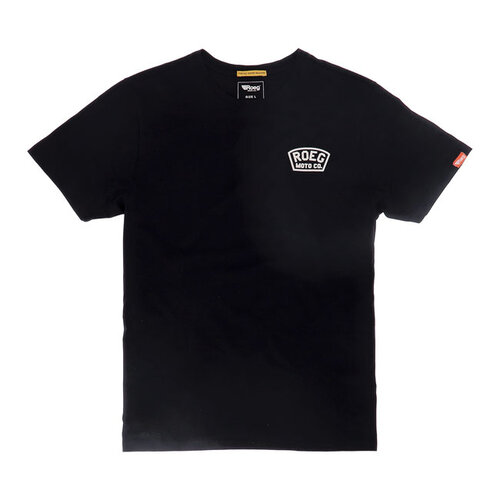 Roeg T-Shirt Shield | Off Black