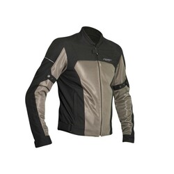 Grau / Schwarz Aero Textile Motorradjacke Herren