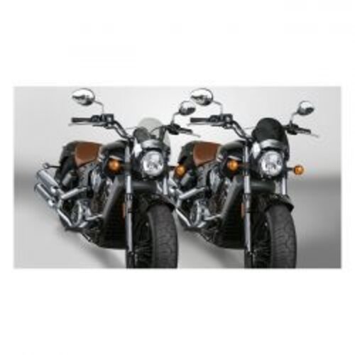 National Cycle Flyscreen LS Noir pour BMW/Honda/Kawasaki/Moto Guzzi/Suzuki/Triumph/Yamaha | (Choisir la Couleur)