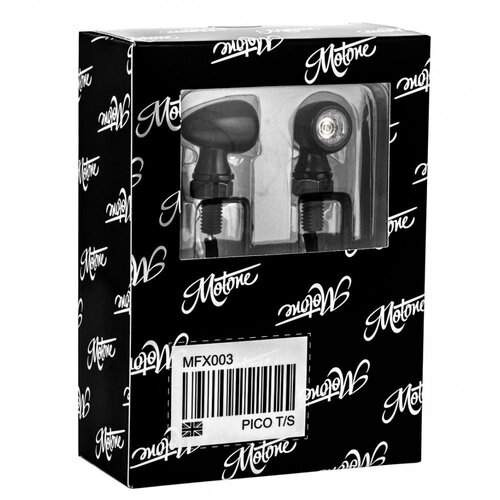 Motone Indicatori di Direzione PICO LED T/S | Coppia Nero M8