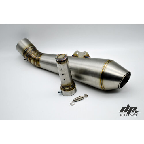 Dixerparts Auspufftopf + dB-Killer BMW K100 K1100 (82-02) Café Racer