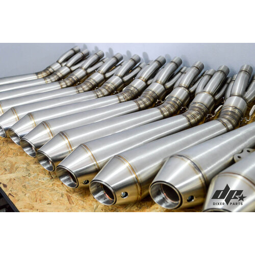 Dixerparts Escape Silenciador +db killer BMW K100 K1100 (82-02) Cafe Racer