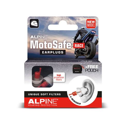 Alpine Bouchons d'oreilles Motosafe Race