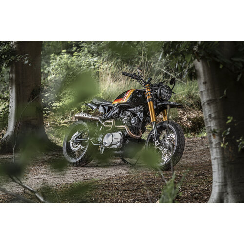 MAD Exhaust Yamaha XV TR1 Échappement Virago Scrambler + Silencieux Scrambler (Optionnel) | Yamaha XV TR1