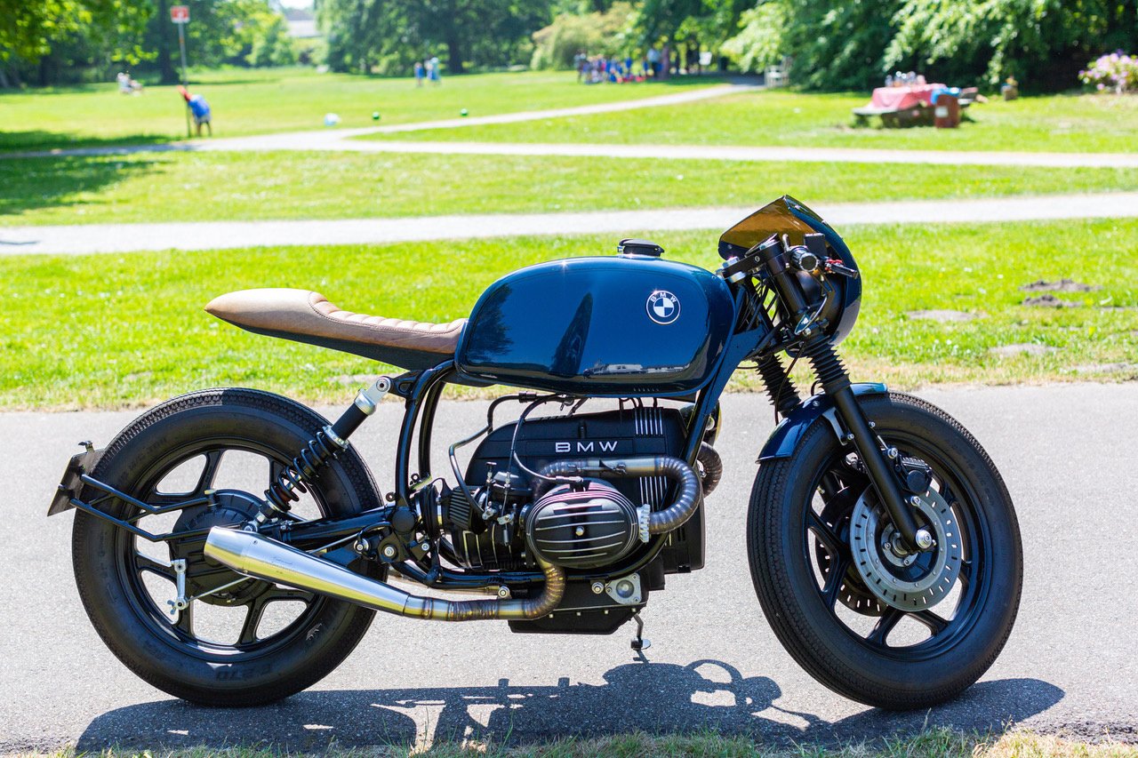 Bmw R 80 Custom Grease Stain Garage kopen bij CafeRacerWebshop.com