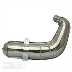 Uitlaat Mobylette MBK 40/50 Chroom