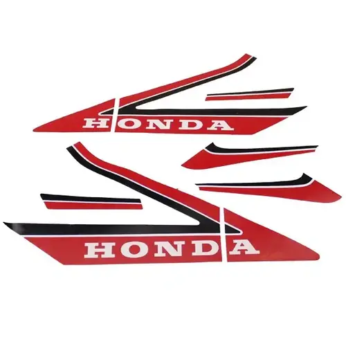 Kit Autocollant Honda MB '87 Rouge / Blanc
