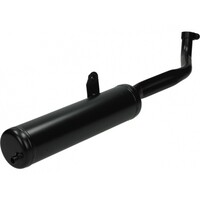 Uitlaat Vespa Ciao 22mm Zwart