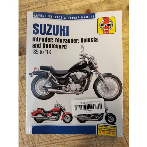 Haynes Manual de reparación SUZUKI INTRUDER MARAUDER VOLOSIA