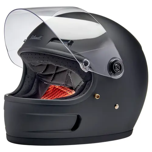 Biltwell Casco Gringo SV - Negro Mate (Elija Talla)