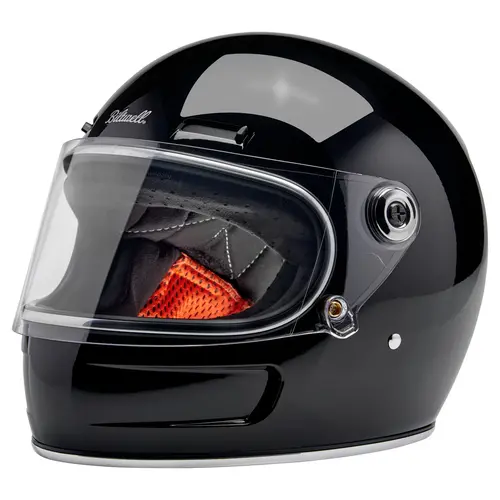Biltwell Gringo SV Helm | Glänzend Schwarz