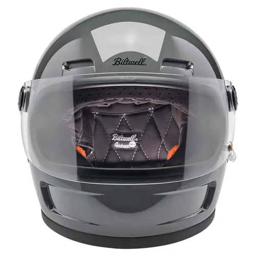 Biltwell Casco Gringo SV | Gris tormenta brillante