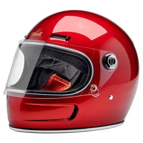 Biltwell Gringo SV Helmet - Metallic Cherry Red (Choose Size)