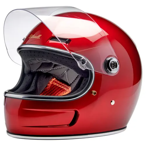 Biltwell Casque Gringo SV | Rouge cerise métallisé