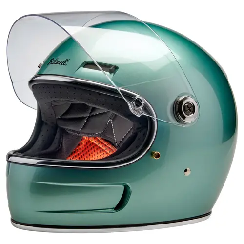 Biltwell Casco Gringo SV | Verde espuma de mar metalizado