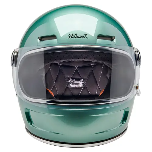 Biltwell Casco Gringo SV | Verde espuma de mar metalizado