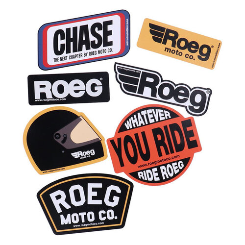 Roeg Sticker Set