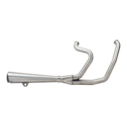 Supertrapp Supertrapp 2-1 4 Megaphone Exhaust System 71-84 Shovelhead Polished Stainless Steel Slant Cut