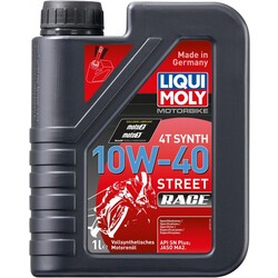 Motorfiets 4T Synth 10W-40 Street Race | 1 Liter of 4 Liter