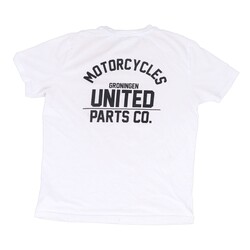 Camiseta Parts Company | Blanca