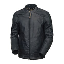 Roland Sands Lederjacke Carson - Schwarz