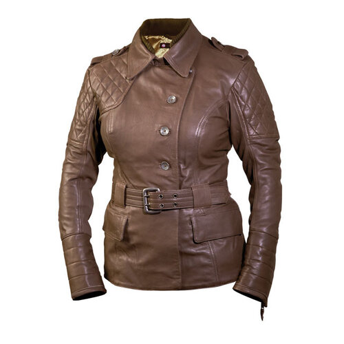 Roland Sands Leather Jacket Oxford Clay - Ladies