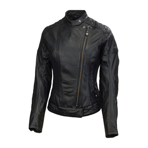 Roland Sands Leren Jacket Riot Zwart Vrouwen 2XL